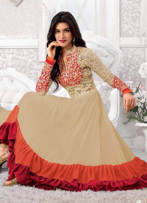 Latest Stylish and Fancy Indian Anarkali Umbrella Frock designs and  Churridaar Suits 20142015 4  StylesGapcom