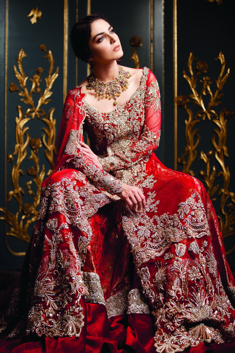 Pakistani Red Bridal Dresses 2023 for Wedding Day - StyleGlow.com