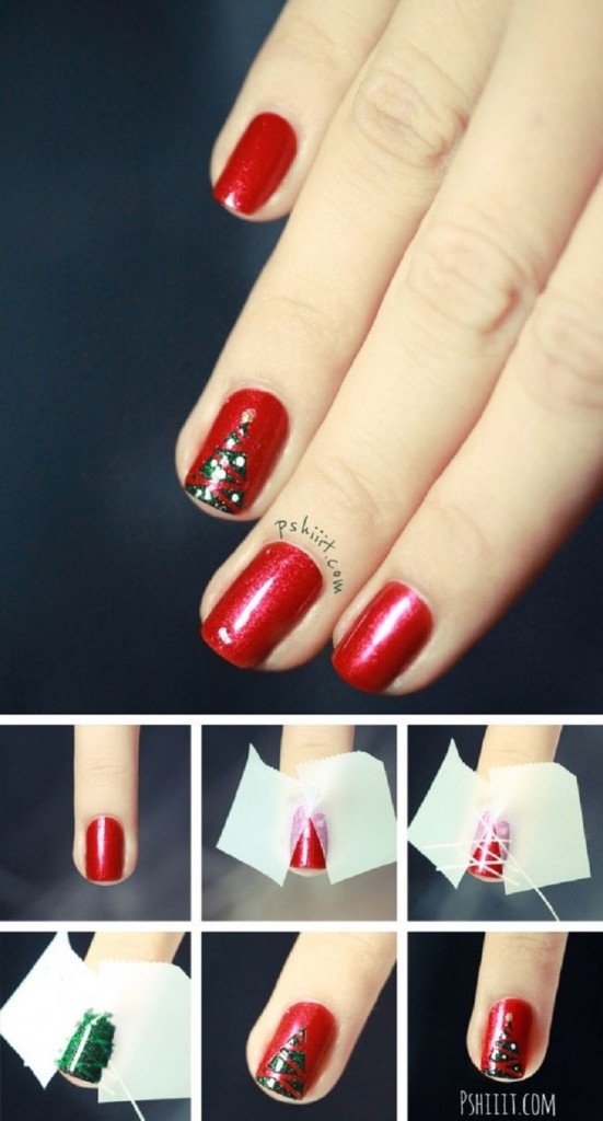 Best Easy & Lovely Christmas Nail designs |DIY Nail Art Tutorials